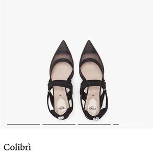 Fendi sling-backs with short heel